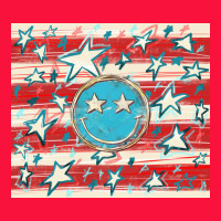 America Flag Smiley  Tumbler Classic Tee | Teevron