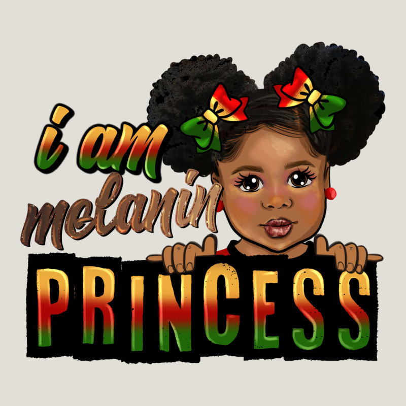 I Am Melanin Princess Black Peekaboo Heavy Core Tee by CowGirlArtShop | Teevron