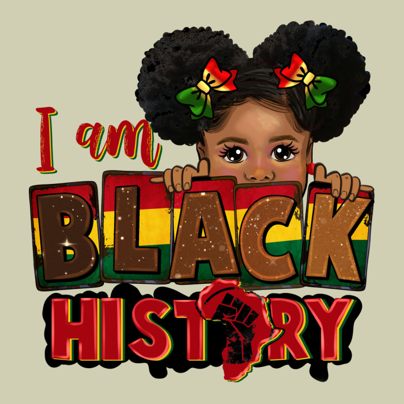 I Am Black History Black Girl Peekaboo Juneteenth Heavy Core Tee by CowGirlArtShop | Teevron