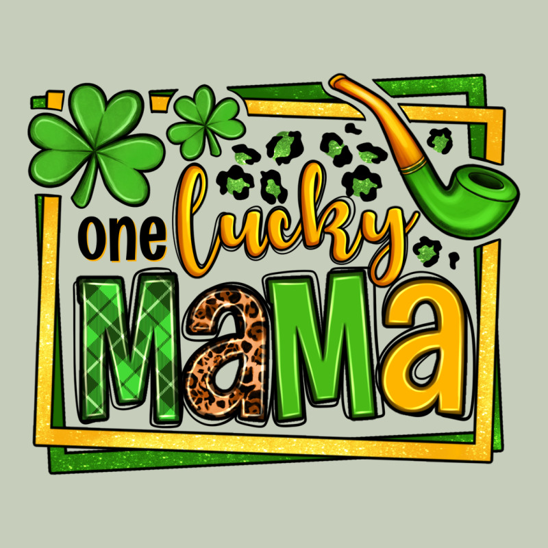 One Lucky Mama St. Patrick's Ladies Tee by OliviaCreatesArt | Teevron