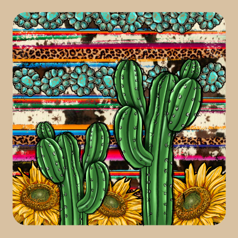 Cactus Sunflower Coaster Heavyweight Hoodie by JahusDesignShop | Teevron
