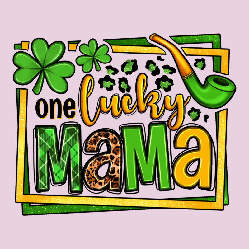 One Lucky Mama St. Patrick's Ladies Tee by OliviaCreatesArt | Teevron