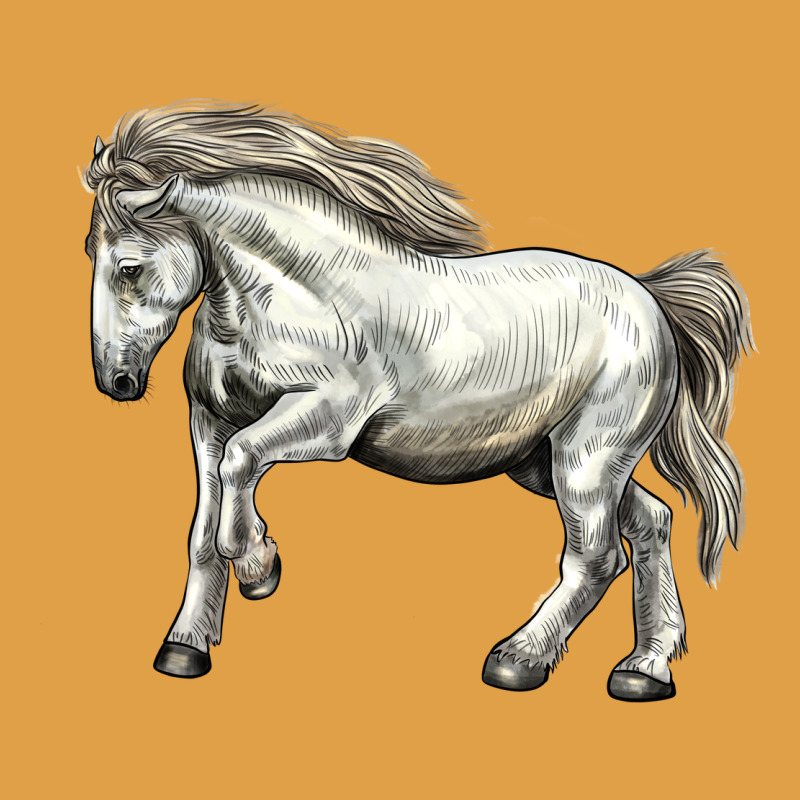 Percheron Horse Premium Hoodie by LillyAllenDesigns | Teevron