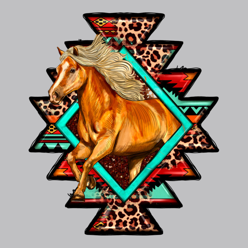 Aztec Symbol With Horse Long Sleeve Tee by FaDigitalArtStudio | Teevron