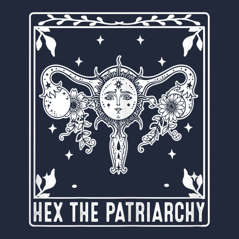 Womens Hex The Patriarchy Uterus Tarot Card Halloween Feminist T Shirt Premium Sweatshirt by maiPhamDesign | Teevron
