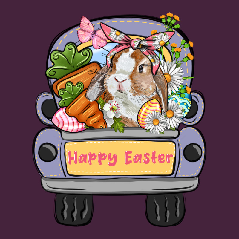 Happy Easter Bunny Truck Easter Day Premium Tee by CowGirlArtShop | Teevron
