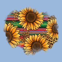 Sunflower Leopard Serape Patch Premium Hoodie | Teevron