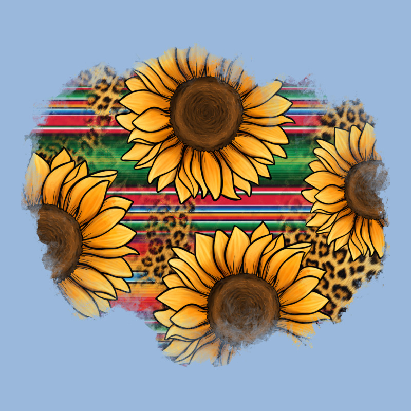 Sunflower Leopard Serape Patch Premium Hoodie by Jasminsmagicworld | Teevron