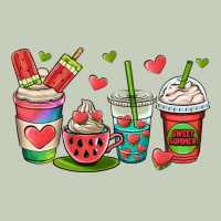 Watermelon Summer Coffee Cups Ladies Tee | Teevron