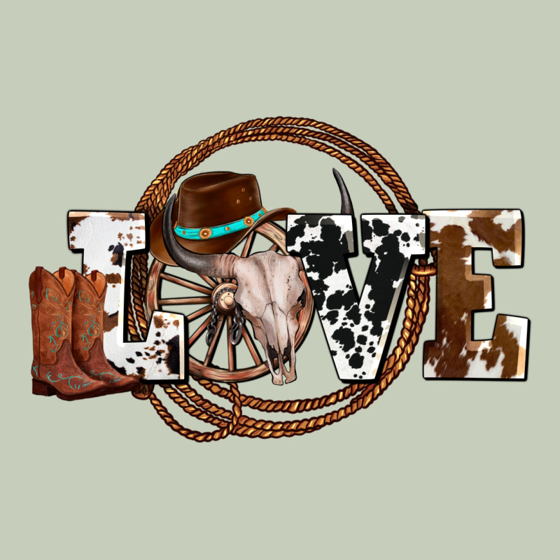 Western Love For Cowboys Olivia Ladies Tee by OliviaCreatesArt | Teevron