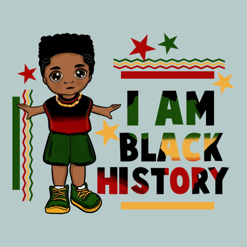 I Am Black History Black Boy  Juneteenth Heavy Core Tee by CowGirlArtShop | Teevron
