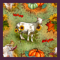 Fall Goats Seamless Pattern Long Sleeve Tee | Teevron