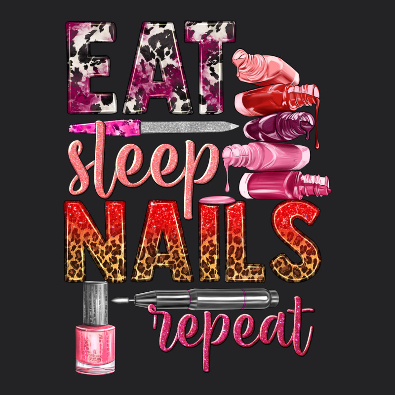 Eat Sleep Nails Repeat Bbs Vintage Tee by BundleAndBundleShop | Teevron