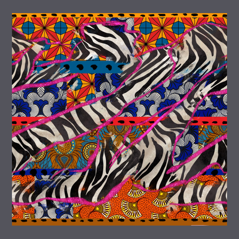 African Ankara Zebra Seamless Pattern Vintage Hoodie by BundleAndBundleShop | Teevron