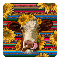 serape hereford coaster | Teevron