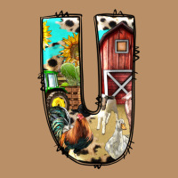 Farm Life Alphabet Lowercase Letters U Vintage Hoodie | Teevron