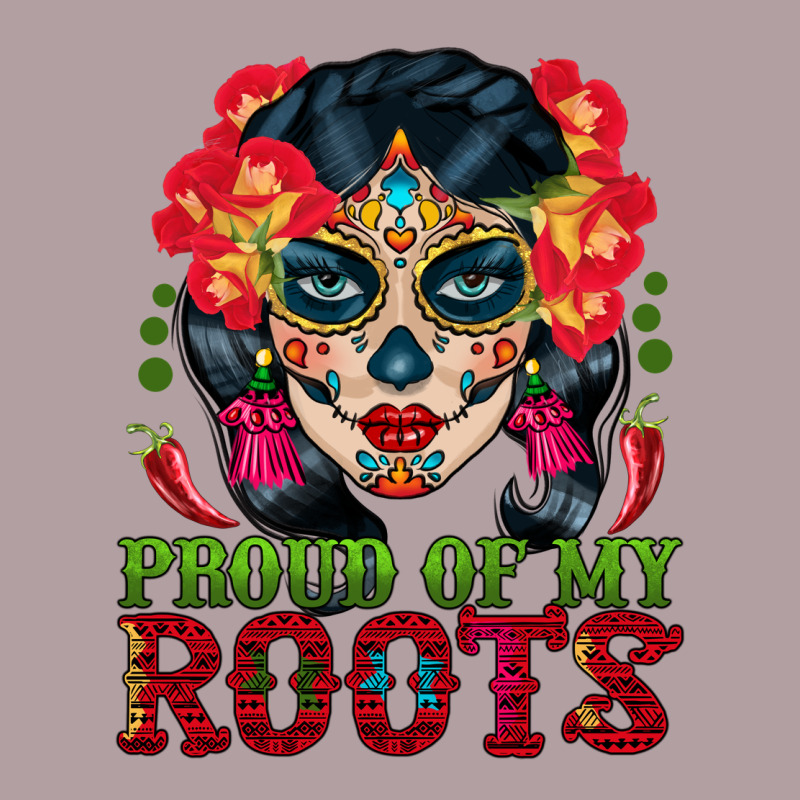 Sugar Skull Woman Proud Of My Roots Vintage Hoodie by BundleAndBundleShop | Teevron