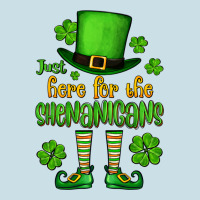 Just Here For The Shenanigans St. Patrick's Ladies Tee | Teevron