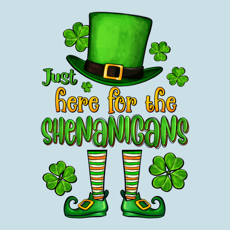 Just Here For The Shenanigans St. Patrick's Ladies Tee by OliviaCreatesArt | Teevron