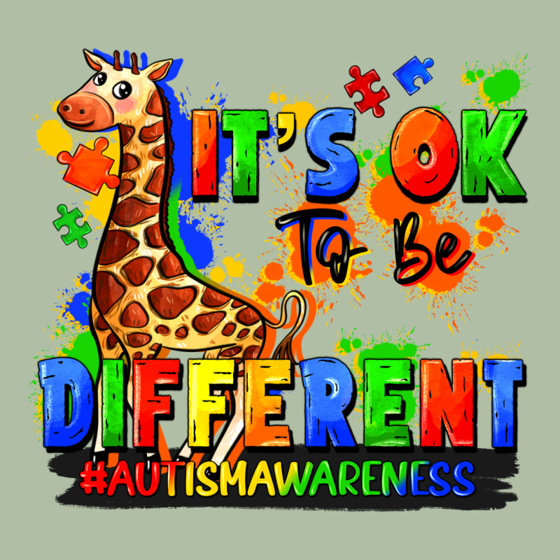 It's Ok To Be Different Autism Awareness Urban Heavy Tee by FaDigitalArtStudio | Teevron
