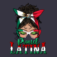 Proud Latina Messy Bun Mama Vintage Hoodie | Teevron