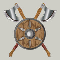 Renaissance Fair Faire Festival Medieval Theme Axe Shield Heavyweight Hoodie | Teevron