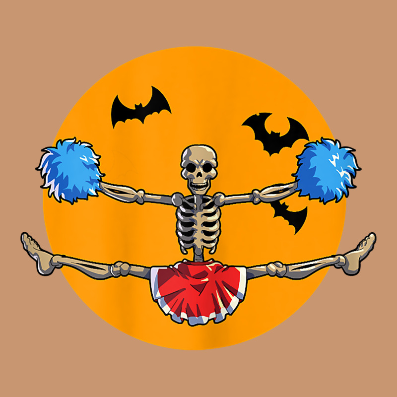 Cheerleading Skeleton Halloween Cheer Skeleton Cheerleader T Shirt Heavyweight Hoodie by DesignPulse | Teevron
