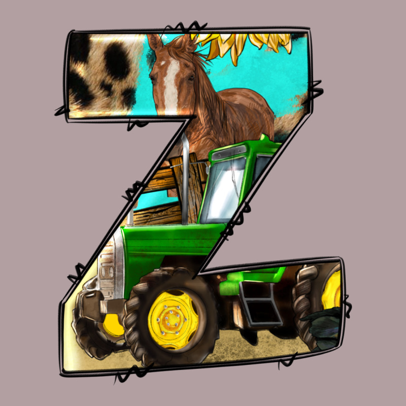 Farm Life Alphabet Lowercase Letters Z Vintage Hoodie by BundleAndBundleShop | Teevron