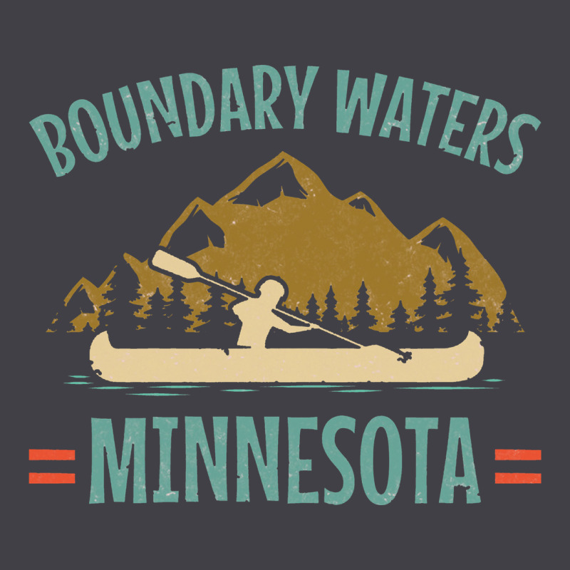 Retro Boundary Waters Canoe Minnesota Heavyweight Hoodie by DesignPulse | Teevron