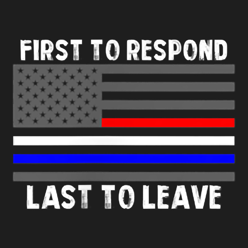Police Fire Ems First Responder American Flag Firefighter T Shirt Heavyweight Hoodie by DesignPulse | Teevron