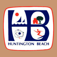 Coat Of Arms Of Huntington Beach Heavyweight Hoodie | Teevron