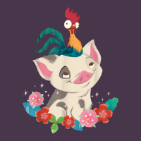 Moana Heihei Rooster Pua Flowers Graphic Heavyweight Hoodie | Teevron