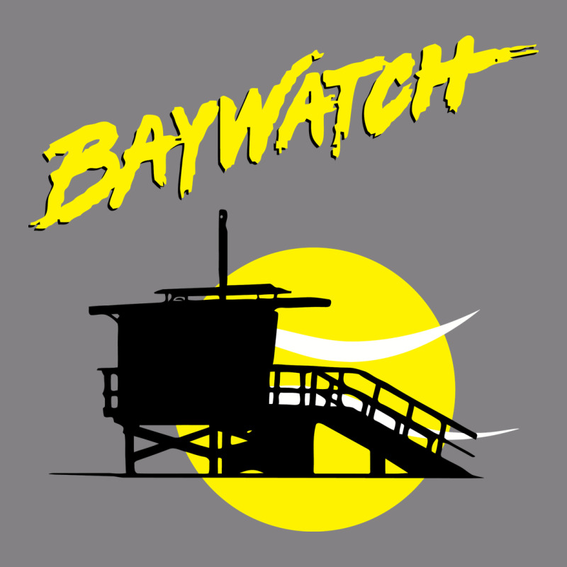 Baywatch Lifeguard Tower Sunset   Baywatch Heavyweight Hoodie by PixelWave | Teevron
