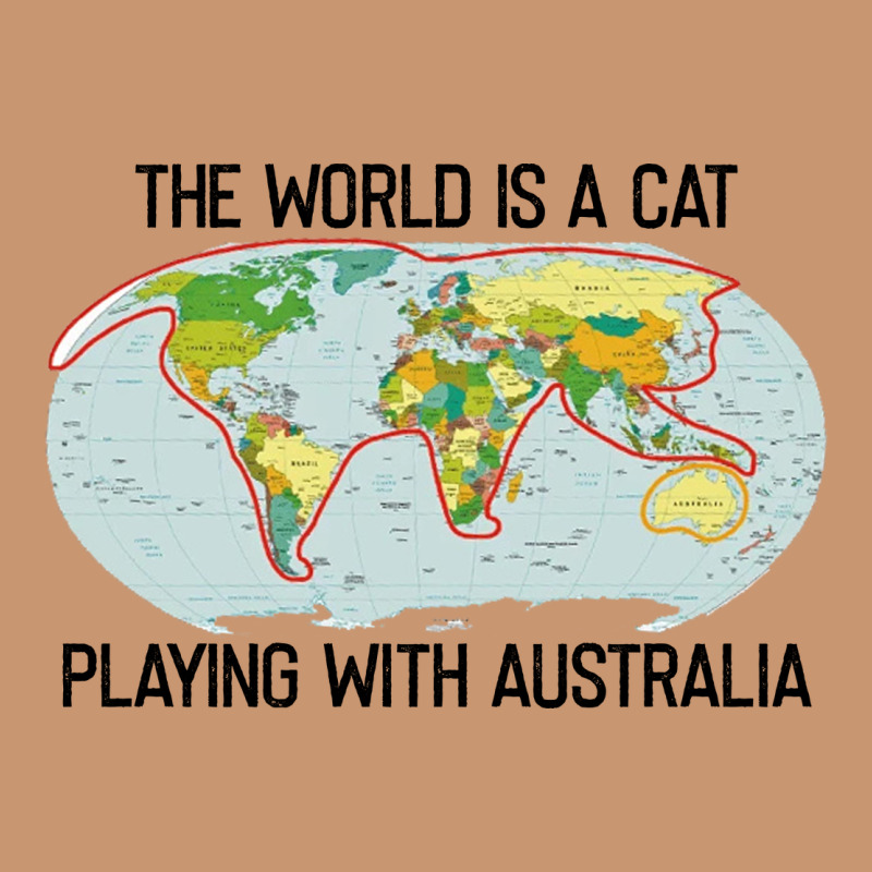 The World Is A Cat Playing With Australia 2020 Shirt Heavyweight Hoodie by PixelWave | Teevron