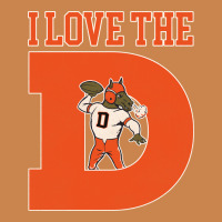 I Love The D Broncos Football Quote Heavyweight Hoodie | Teevron