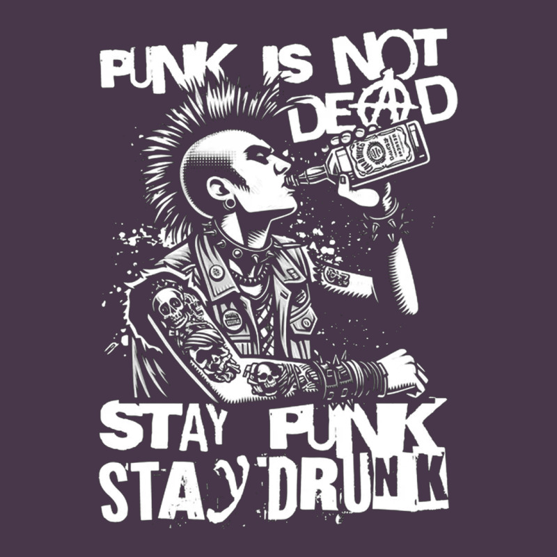 Stay Punk Stay Drunk Heavyweight Hoodie by PixelWave | Teevron