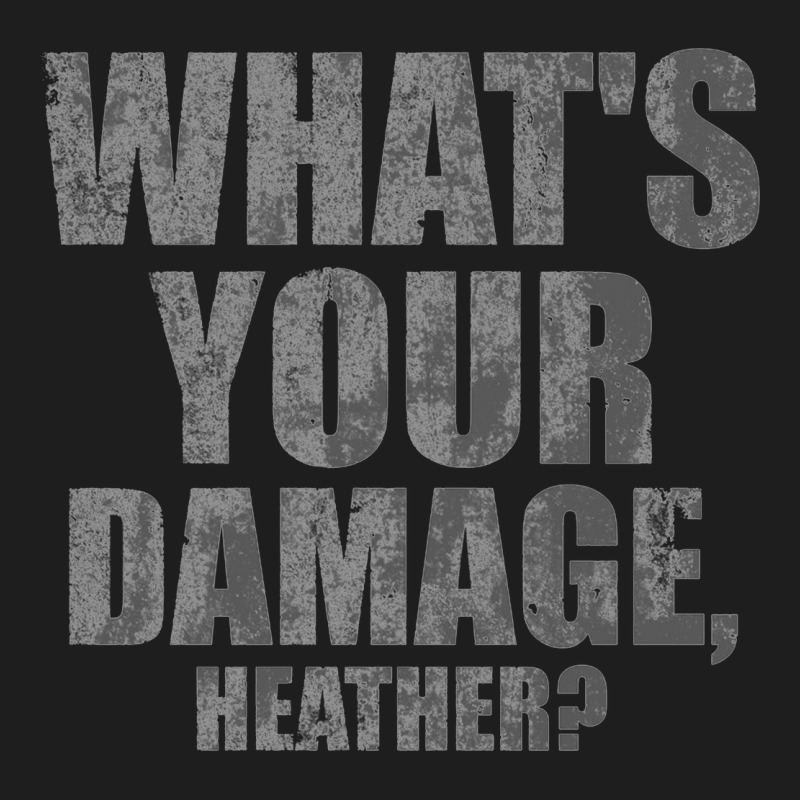 What's Your Damage, Heather   Heathers Heavyweight Hoodie by PixelWave | Teevron