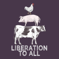 Liberation To All Vegan Vegetarian Food Animal Love Heavyweight Hoodie | Teevron