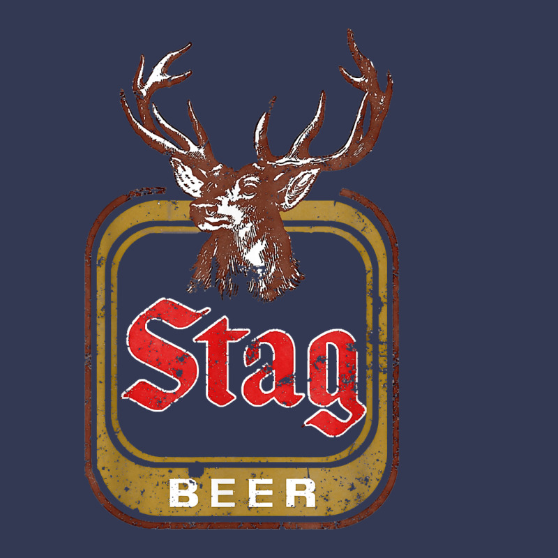 Vintage Stag Beer, Distressed Heavyweight Hoodie by Craftify | Teevron