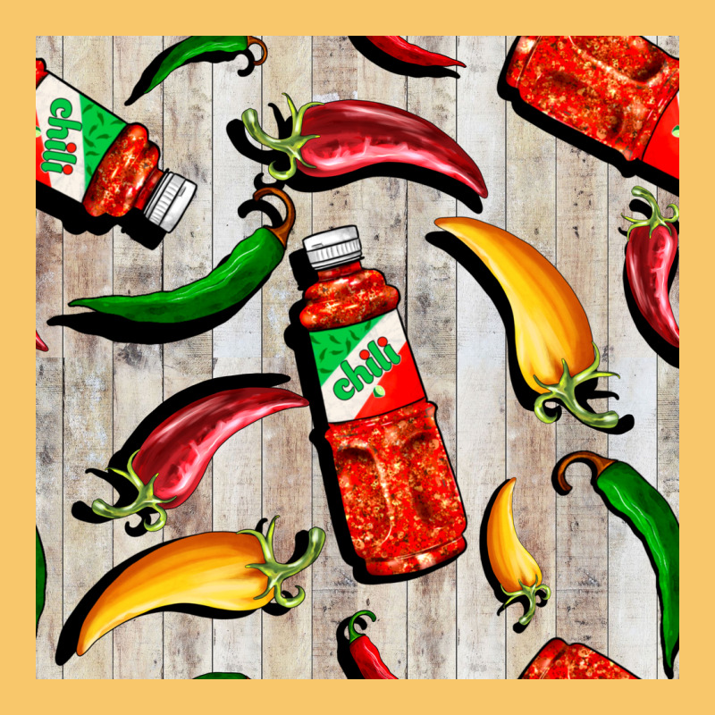 Mexican Chili And Pepper Seamless Pattern Vintage Hoodie by BundleAndBundleShop | Teevron