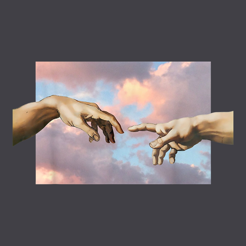 Creation Of Adam Hands Aesthetic T Shirt Heavyweight Hoodie by InspiraDesign | Teevron