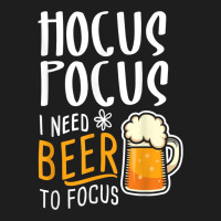 Hocus Pocus I Need Beer To Focus Funny Halloween Witch 1 Heavyweight Hoodie | Teevron
