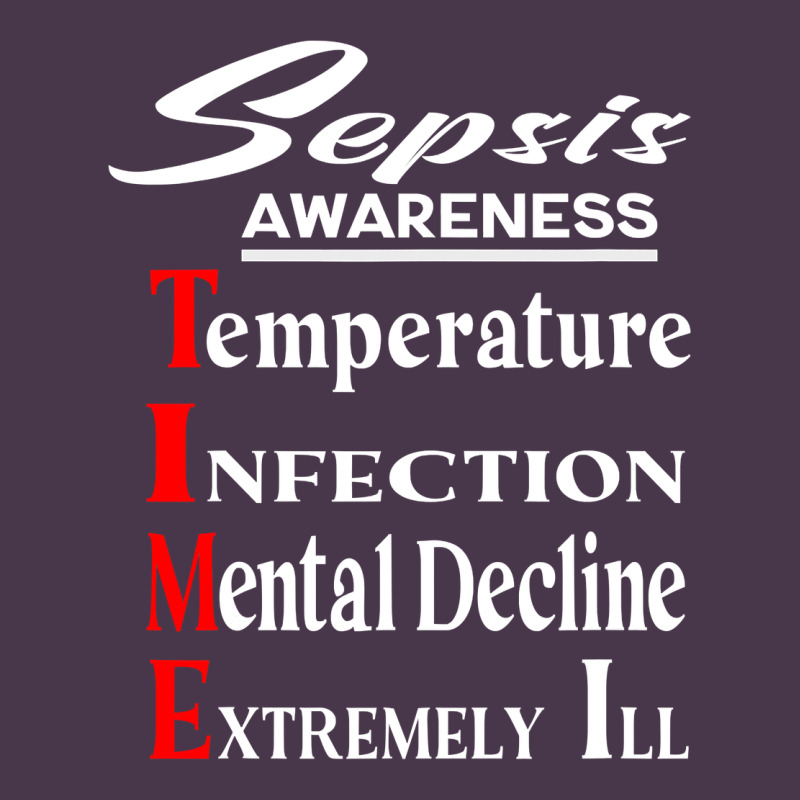 Sepsis Awareness  Know Sepsis Signs  Sepsis Surviv Heavyweight Hoodie by InspiraDesign | Teevron