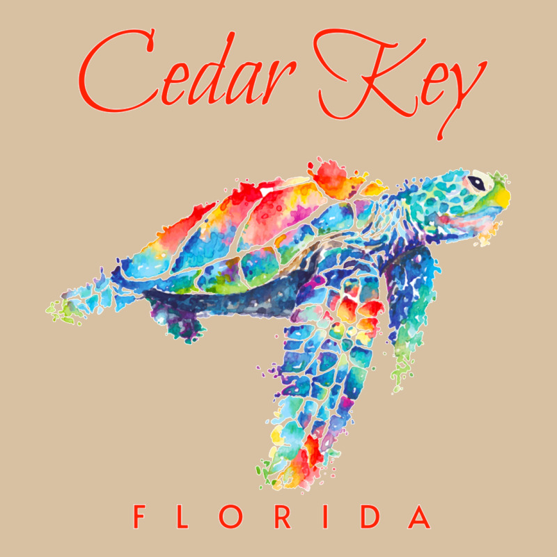 Cedar Key Florida Watercolor Sea Turtle Sweatshirt Heavyweight Hoodie by InspiraDesign | Teevron