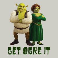 Shrek Fiona & Shrek Get Ogre It Text Poster Heavyweight Hoodie | Teevron
