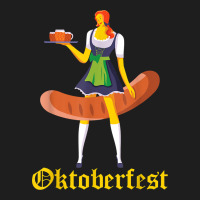 Barmaid Oktoberfest Funny German Woman Dirndl Bratwurst T Shirt Heavyweight Hoodie | Teevron