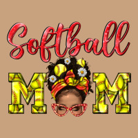 Softball Mom  And Afro Messybun Mom Bbs Vintage Tee | Teevron