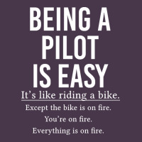Funny Pilot Gift Being A Pilot Is Easy Heavyweight Hoodie | Teevron