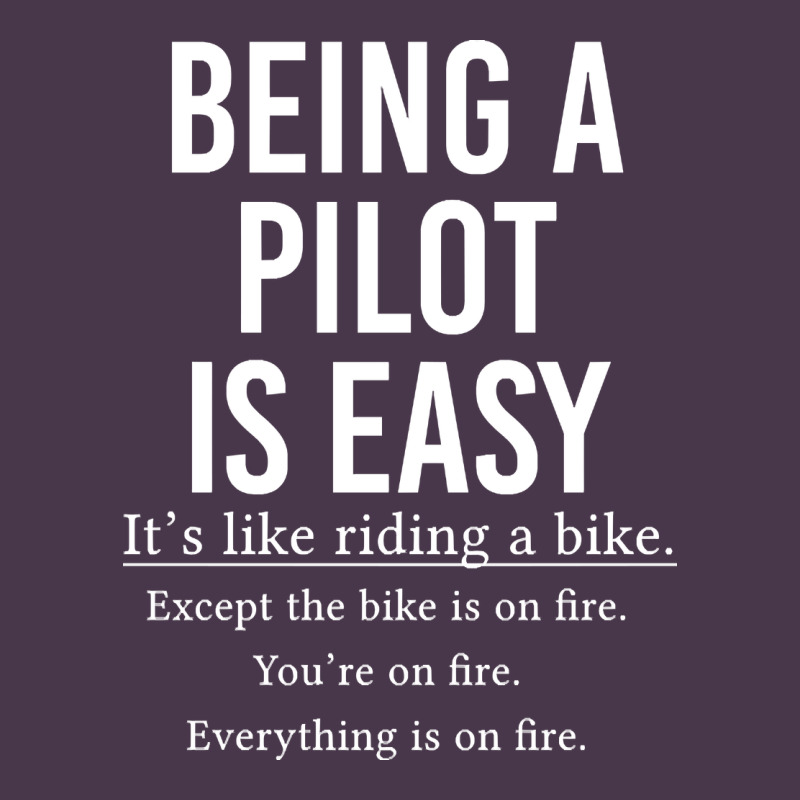 Funny Pilot Gift Being A Pilot Is Easy Heavyweight Hoodie by ArtChic | Teevron