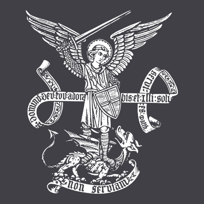 St Michael Archangel Catholic Angel Defend Us Heavyweight Hoodie by ArtChic | Teevron